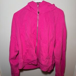lululemon Scuba Oversized Full Zip Hoodie in Scuba Pink, Size XL/XXL